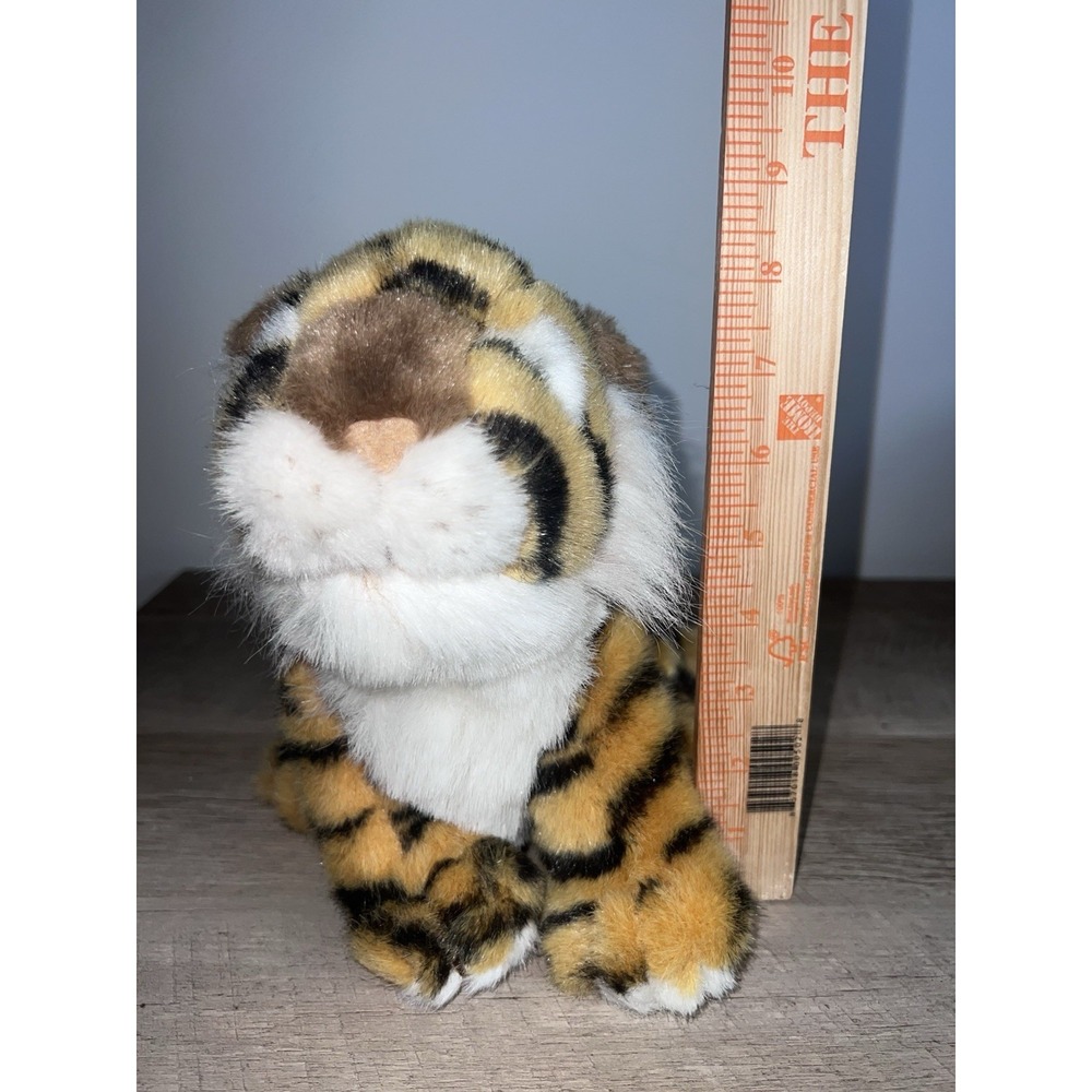 Pier 1 Imports Bangel Tiger Sitting Plush Stuffed Animal 9'' - Picture 3 of 4